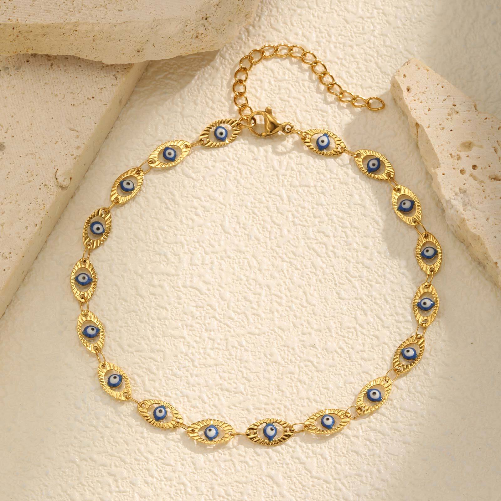 Evil Eye Anklet Bracelet for W - Jc Jewelry & Watches Reviews recension och pris