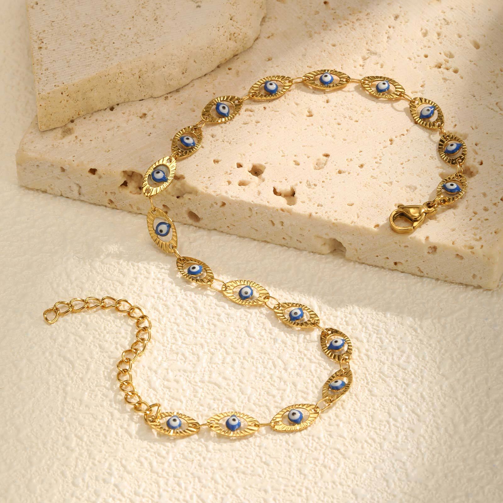 Evil Eye Anklet Bracelet for W - Jc Jewelry & Watches Reviews recension och pris