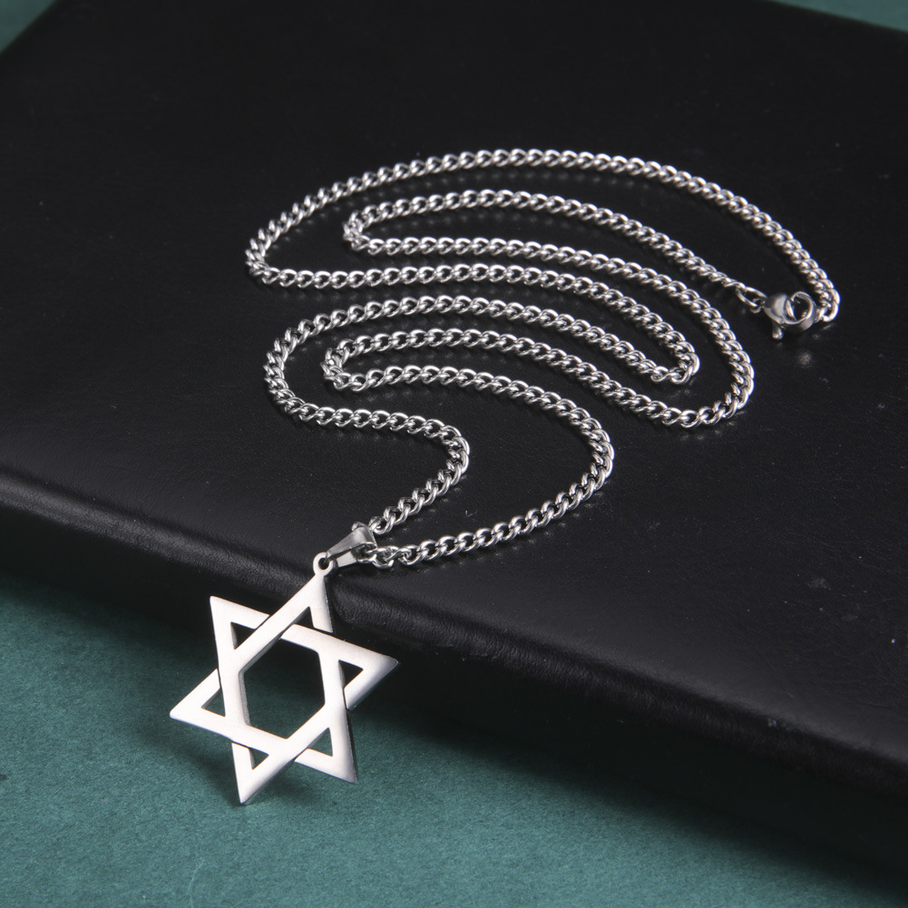 Stainless Steel Star of David  - Jewelry & Watches Vitopoulos recension och pris