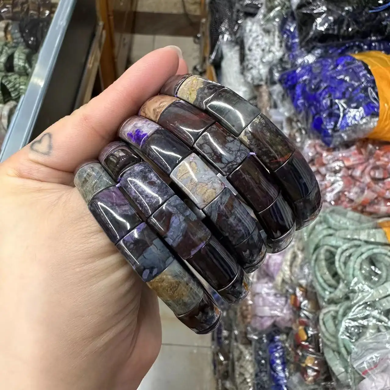 AAA Natural Sugilite Bracelet  - Gemstone Bracelet Healing recension och pris