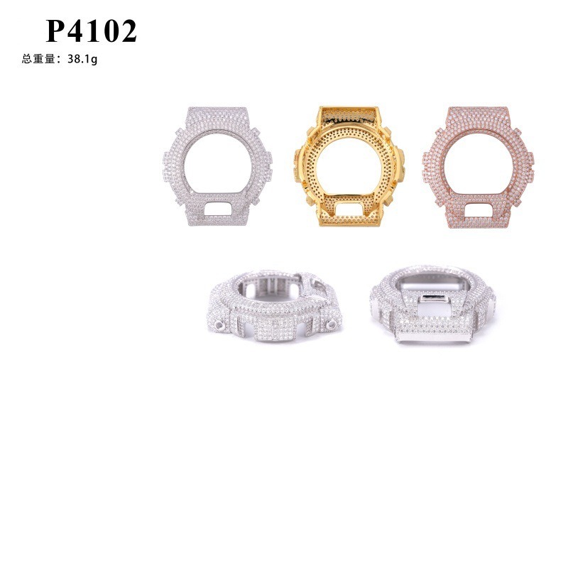 Bling Hip Hop Watch Case: Iced - Jewelry Watches Silver recension och pris