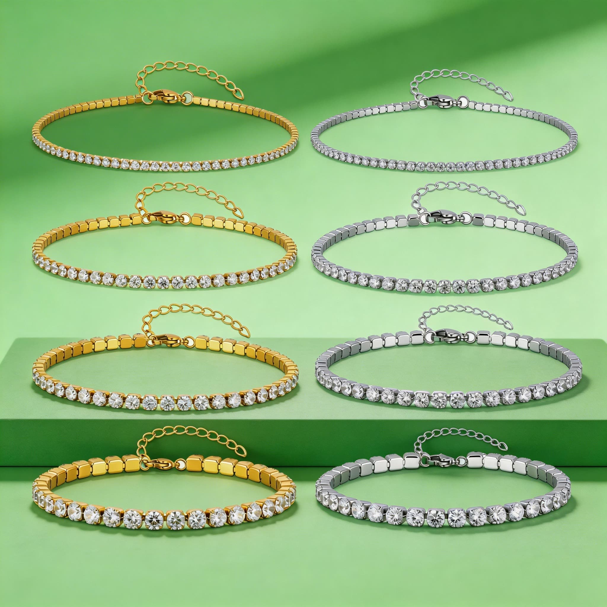 2/3/4/5MM Luxury Zircon Tennis - Jc Jewelry & Watches Reviews recension och pris